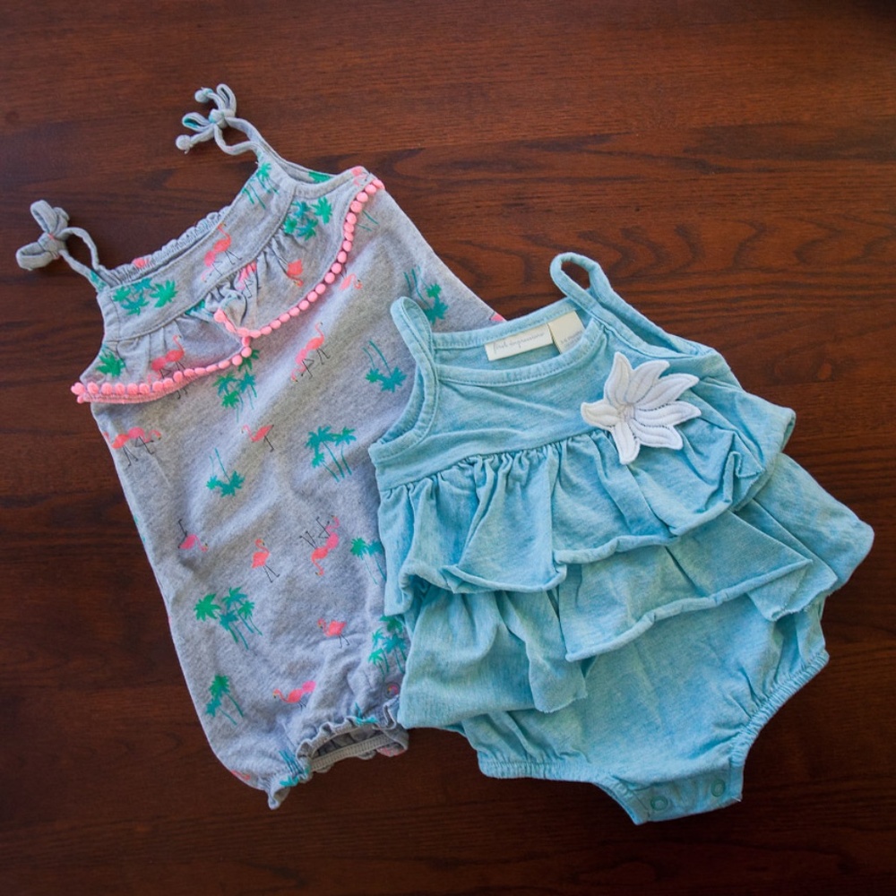 Baby Girl Summer Romper Set